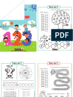 Cuadernillo Tablas de Multiplicar