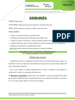 Geología 1er. Curso Plan Específico Perfil y Textura Del Suelo