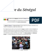 Culture Du Sénégal - Wikipédia