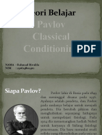 Teori Belajar Pavlov