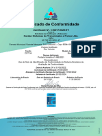 Certificado de Conformidade  Família CST 04