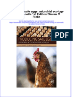 Producing Safe Eggs Microbial Ecology of Salmonella 1St Edition Steven C Ricke Download PDF Chapter
