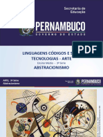 3 ANO Abstracionismo Características e Manifestações