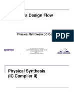 W5 ICC2 Physical Synthesis