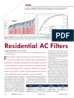 2012 10 IAQ Applications - Residential AC Filters - Proctor