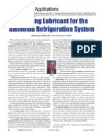 2004 08 Refrigeration Applications - Selecting Lubricant For The Ammonia Refrigeration System - Briley