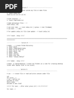 Lecture 7 - 14 Commands