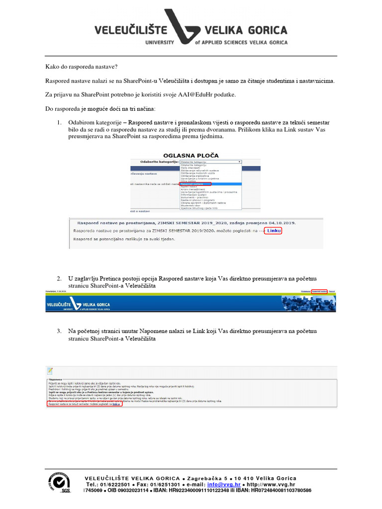 Kako Do Rasporeda v2 PDF | PDF