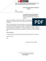 Solicito Permiso Por Onomástico Amauta - Perú