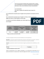 Resumen Convocatoria Puesto Eleccion 