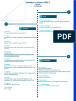 Calendario Académico 2020-2