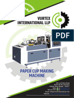 Three Phase Paper Cup Making Machine
