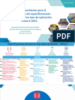 Medidas Sanitarias para El Cumplimiento de Especificaciones Tecnicas Segun Los Ejes de Aplicacion - Meta 06 2021