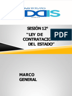 Sesión 12° "Ley de Contrataciones Del Estado"