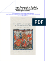 The Norman Conquest In English History Volume I A Broken Chain George Garnett full chapter