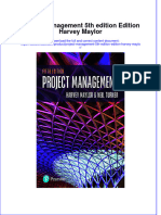 Project Management 5Th Edition Edition Harvey Maylor Download PDF Chapter