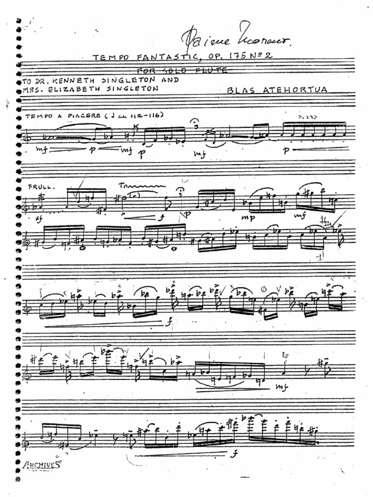 Atehortua - Tempo Fantastic | PDF