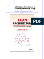 Lean Architecture Excellence In Project Delivery Michael F Czap full chapter