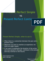 Present Perfect Simple Vs Present Perfect Continuous