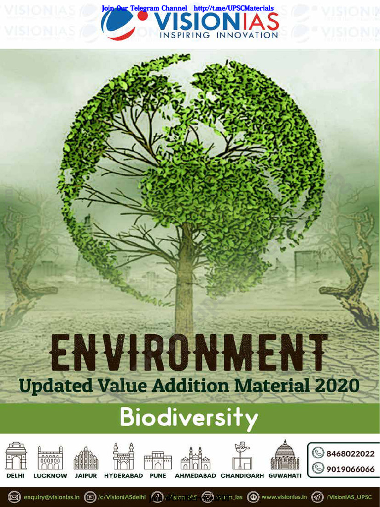 Vision VAM 2020 (Environment) Biodiversity | PDF | Biodiversity | Organisms