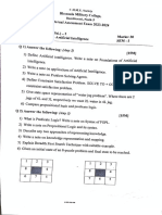 Artificial Intelligence Internal Question Paper