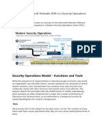 03 Understand Microsoft Defender XDR in A Security Operations Center