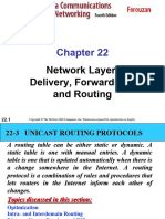ch22 Network Layer Routing Forwarding and Delivery