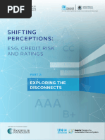 Shifting Perceptions:: Esg, Credit Risk and Ratings