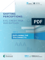 Shifting Perceptions:: Esg, Credit Risk and Ratings