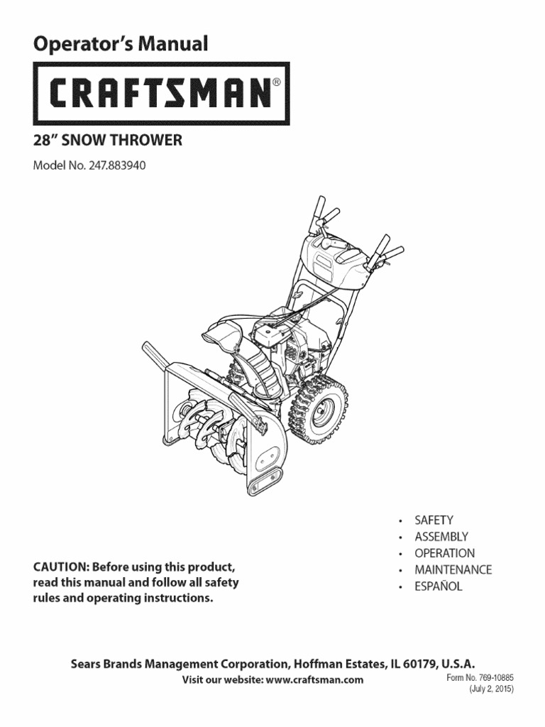 Craftsman 88394 Manual | PDF