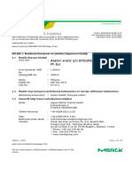 Güvenlik Bilgi Formu: Aseton Analiz Için EMSURE® ACS, ISO, Reag. PH Eur