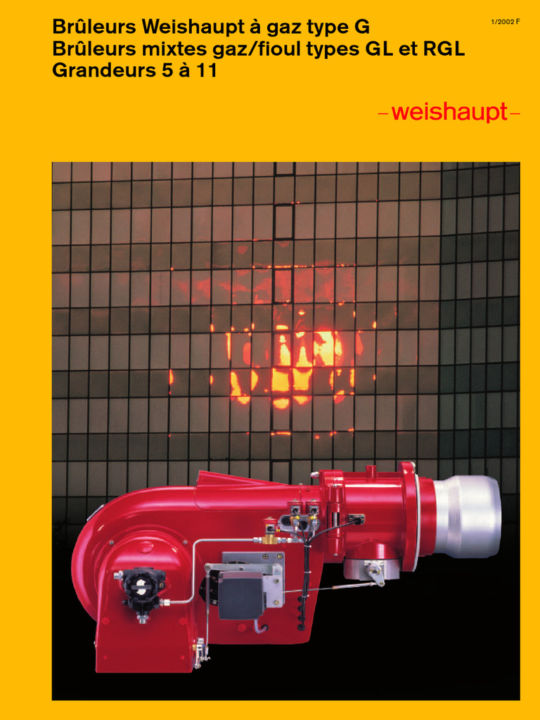 Brûleurs Weishaupt Gaz et Mixtes G PDF Soupape Puissance (physique) — free download
