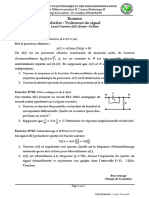 Examen Traitement du Signal