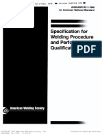 Soldadura Ansi-Aws Standard b2.1-1998 Specification For Welding Procedure and Performance Qualification (Ebook, 221 Pages)