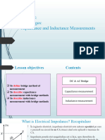 Topic 8. AC Bridges. C L Measurements