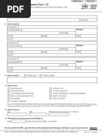 Queensland Notice to Leave (Form 12) | PDF | Lease | Leasehold Estate