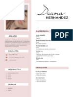 Currículum Vitae CV Diseñadora y Arquitecta Minimalista Rosa - 20240228 - 081119 - 0000