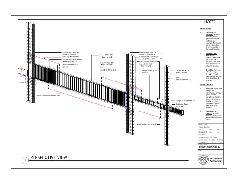 Moment Resistant Frame Overview | PDF | Beam (Structure) | Stiffness