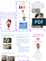 triptico PRIMEROS AUXILIOS EN DESASTRES