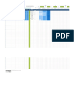 Modelo de Cronograma Gantt