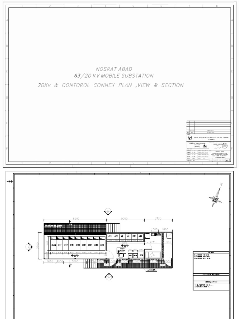20kV Mobile Substation Design Plans | PDF