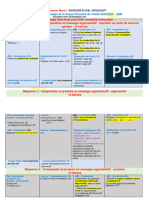 Plan Annuel D'apprentissage 4 AM