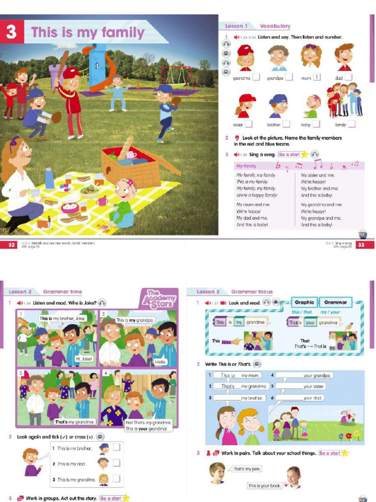 Unit 3 Academy Stars 1 Pupil's Book | PDF