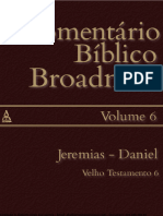 Comentário Broadman - Vol. 06 - Jeremias-Daniel