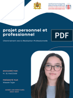 Projet Personnel Et Professionnel