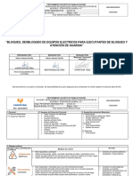 Pe102287z-o&M-mdd2-P-08 Bloqueo y Aislamiento de Equipos Electricos para Ejecutantes de Bloqueo Rev.2