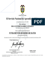Certificado Sena 9