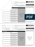 Star Wars Living Force - Campaign Notes - Session Tracking