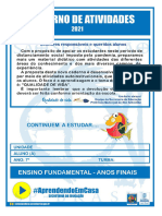 7º Ano Caderno 1