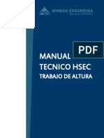 Manual Técnico Hsec de Trabajo en Altura